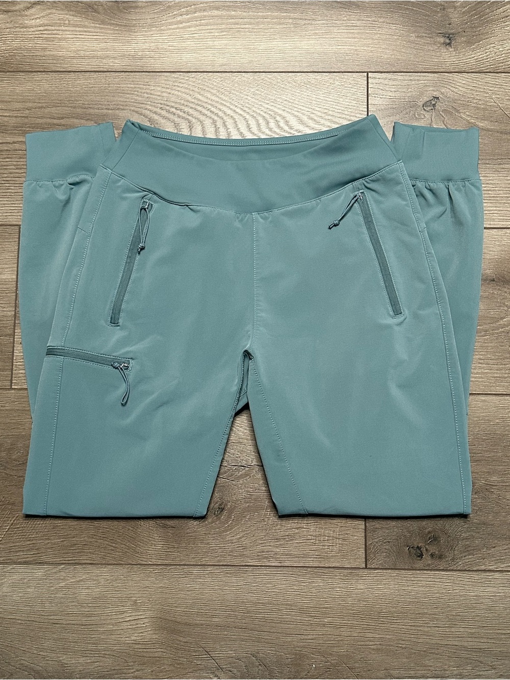 The North Face Bridgewater Joggers Mid Rise Hiking Casual Travel Pants Green XS - Picture 2 of 11
